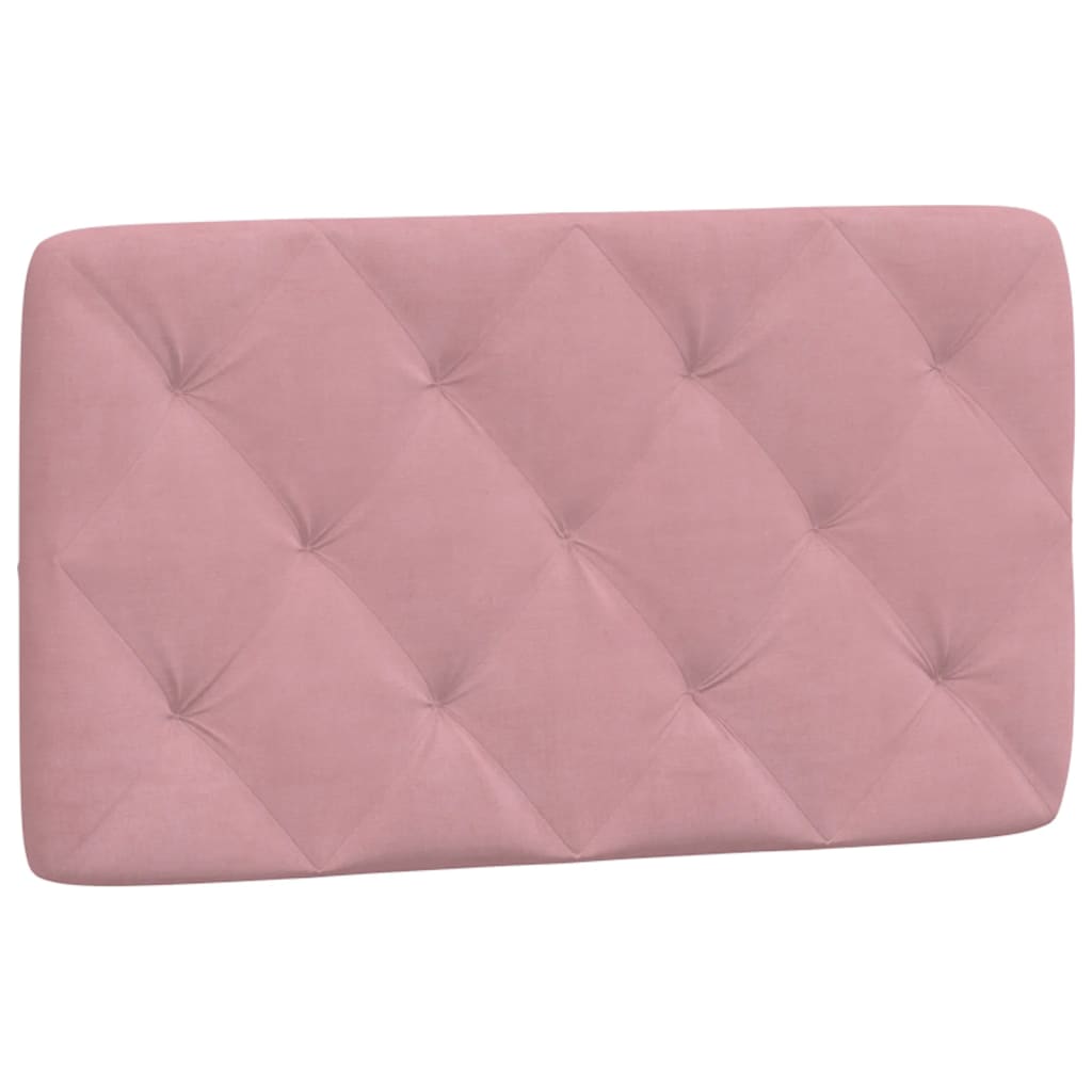 Giroletto con LED senza Materasso Rosa 90x200 cm in Velluto