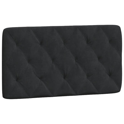 Giroletto con LED senza Materasso Nero 100x200 cm in Velluto