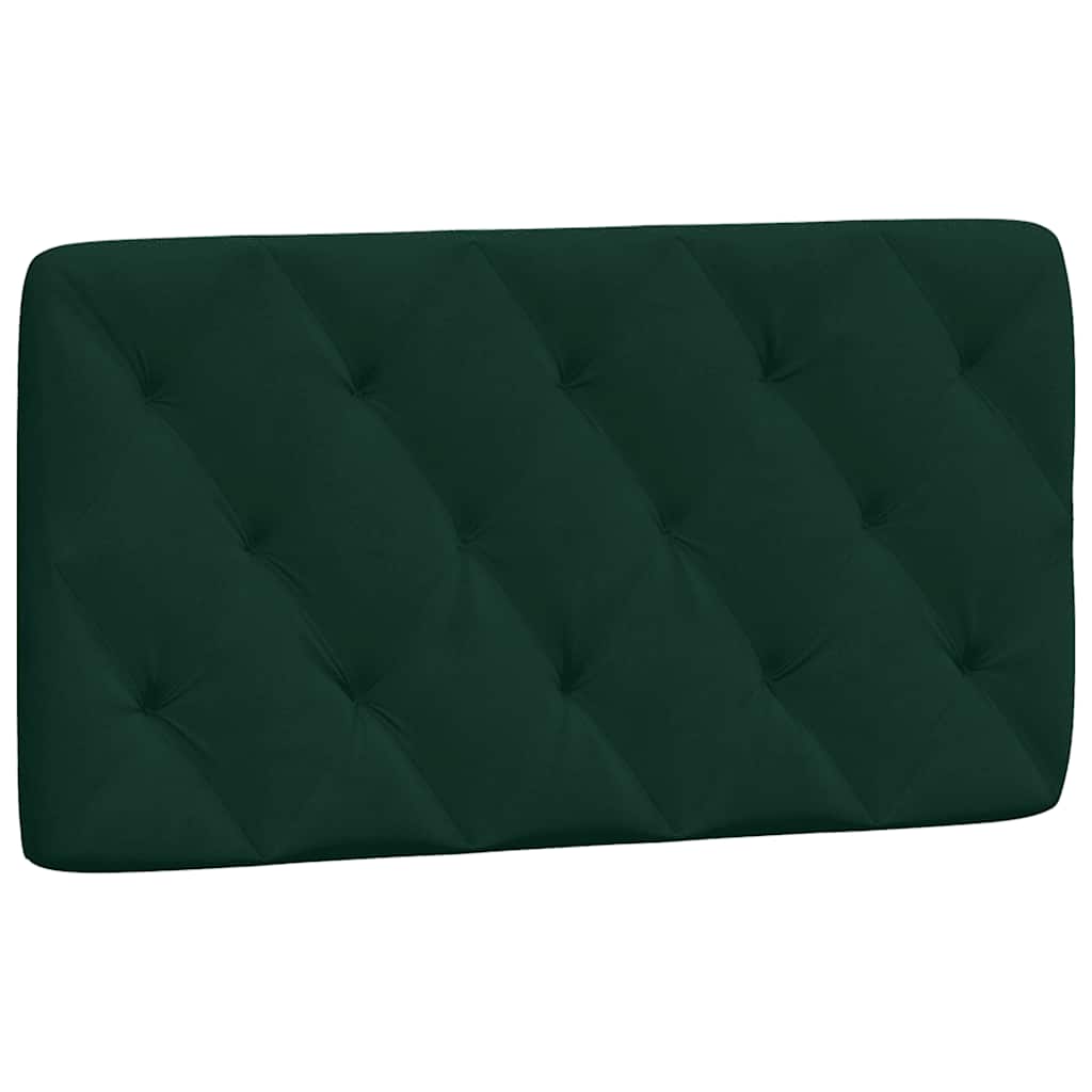Giroletto con LED senza Materasso Verde Scuro 100x200cm Velluto