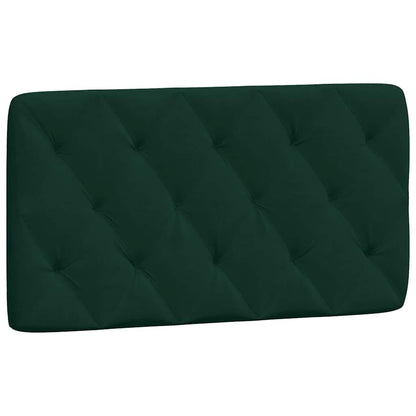 Giroletto con LED senza Materasso Verde Scuro 100x200cm Velluto