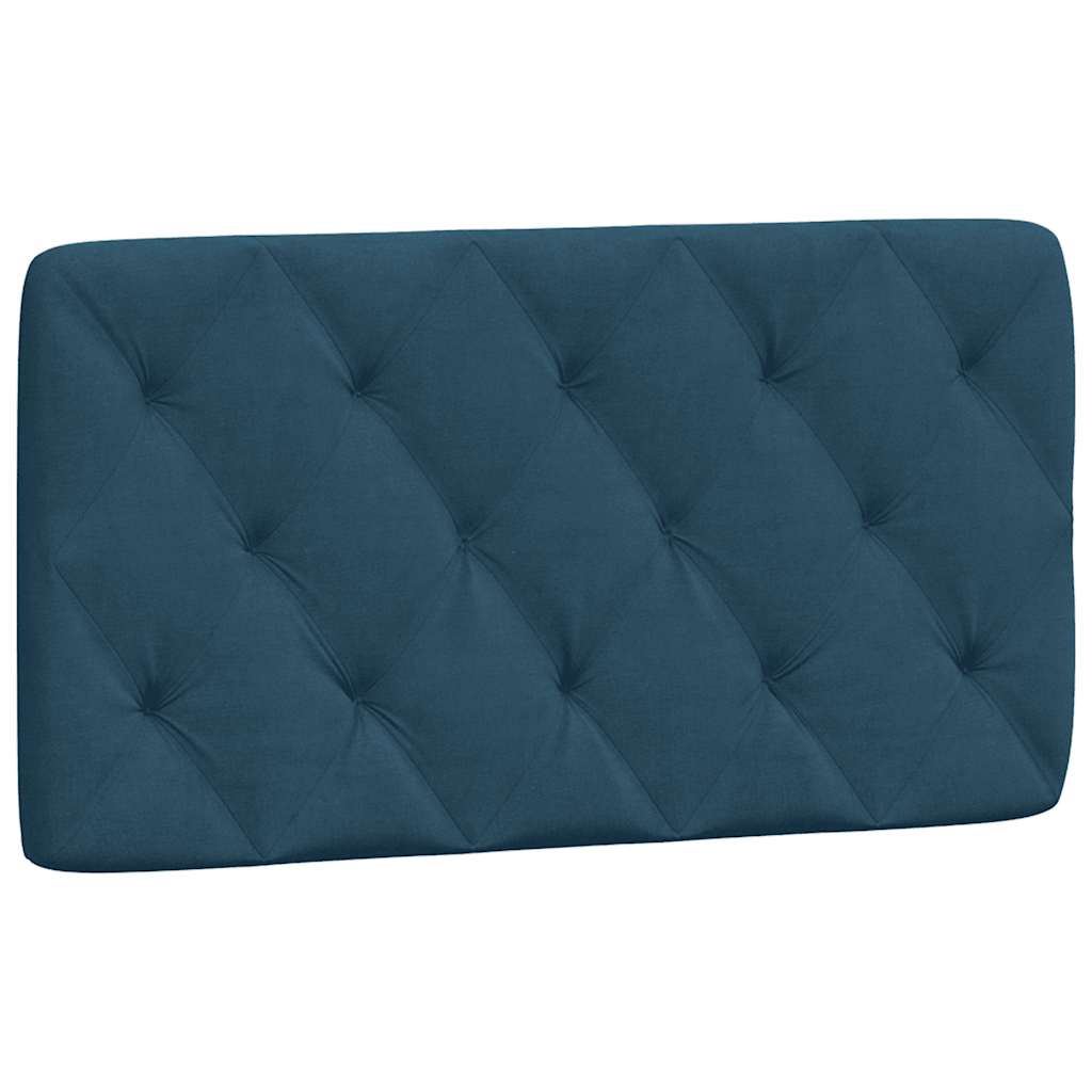 Giroletto con LED senza Materasso Blu 100x200 cm in Velluto