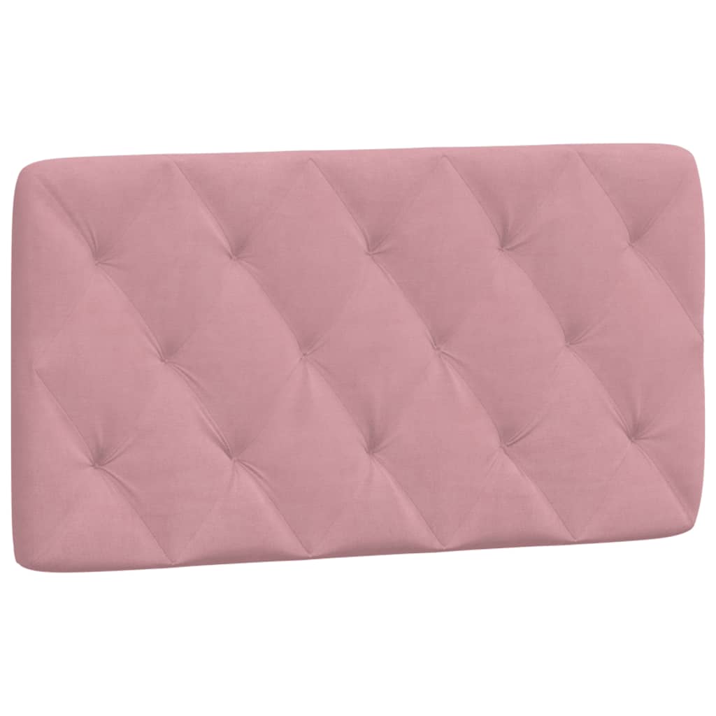 Giroletto con LED senza Materasso Rosa 100x200 cm in Velluto