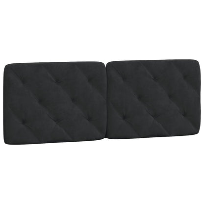 Giroletto con LED senza Materasso Nero 120x200 cm in Velluto | homemem39