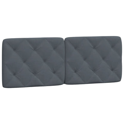 Giroletto con LED senza Materasso Grigio Scuro 140x190 cm
