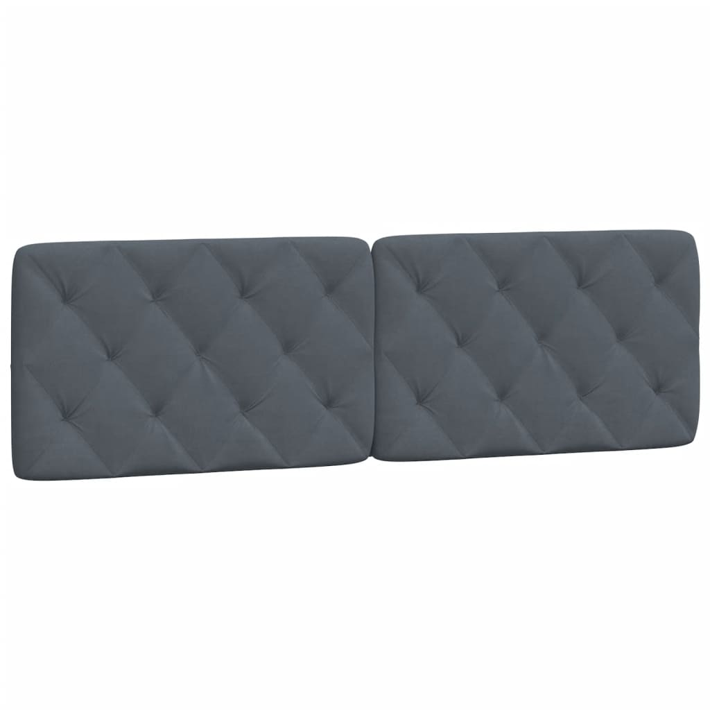 Giroletto con LED senza Materasso Grigio Scuro 160x200 cm