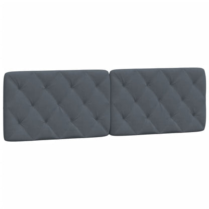 Giroletto con LED senza Materasso Grigio Scuro 160x200 cm