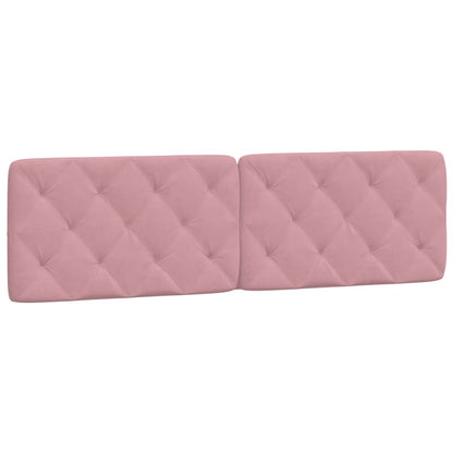 Giroletto con LED senza Materasso Rosa 180x200 cm in Velluto