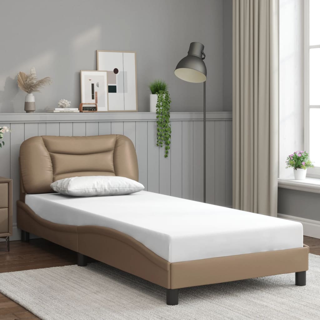 Giroletto con LED senza Materasso Hvar Cappuccino 90x200 cm