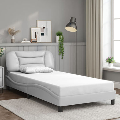 Giroletto con LED senza Materasso Hvar Bianco 100x200 cm | homemem39