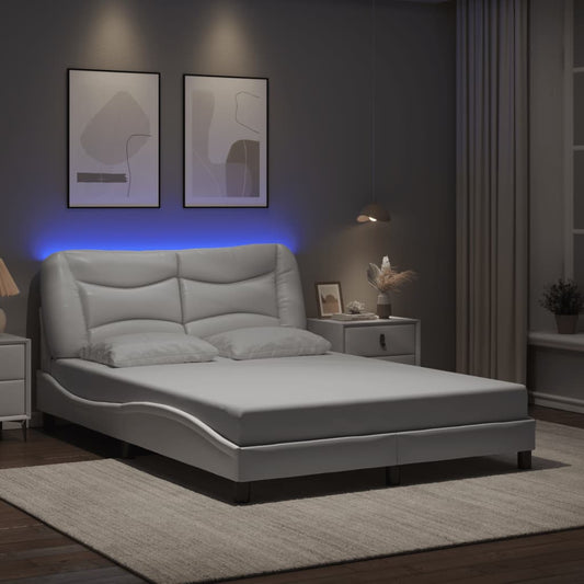 Giroletto con LED senza Materasso Hvar Bianco 120x200 cm