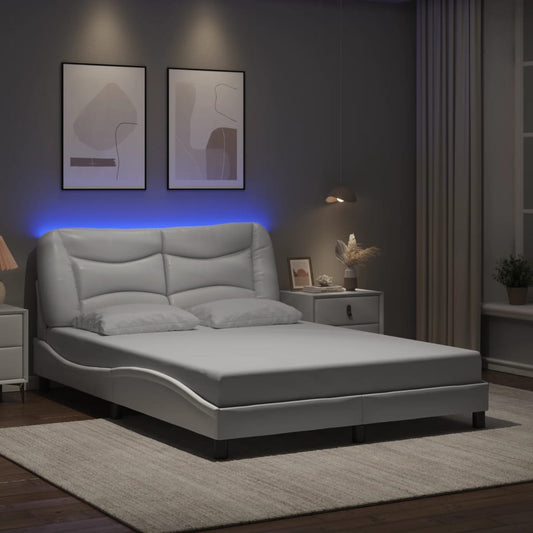 Giroletto con LED senza Materasso Hvar Bianco 140x190 cm