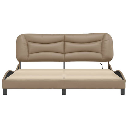 Giroletto con LED senza Materasso Hvar Cappuccino 180x200 cm - homemem39