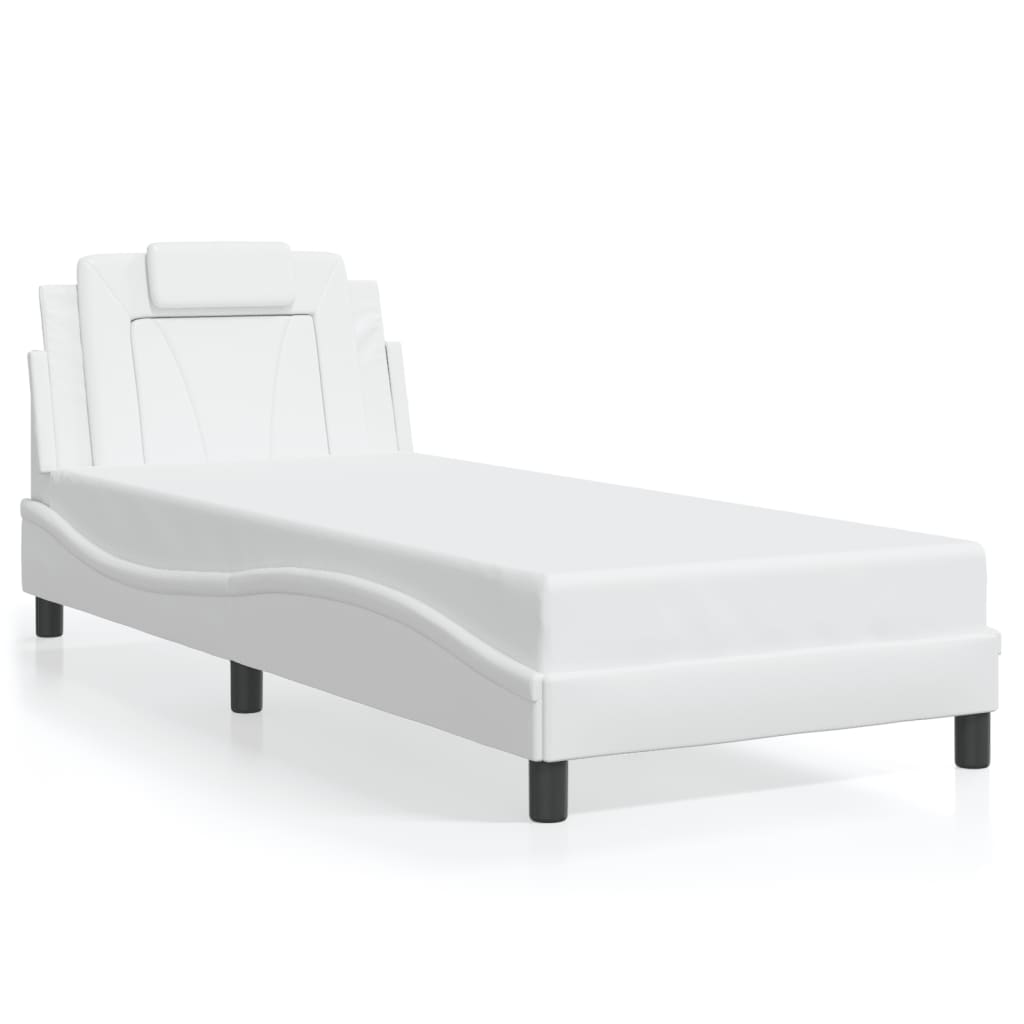 Giroletto Viana con LED senza Materasso Bianco 90x190 cm | homemem39