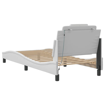 Giroletto Viana con LED senza Materasso Bianco 90x190 cm | homemem39
