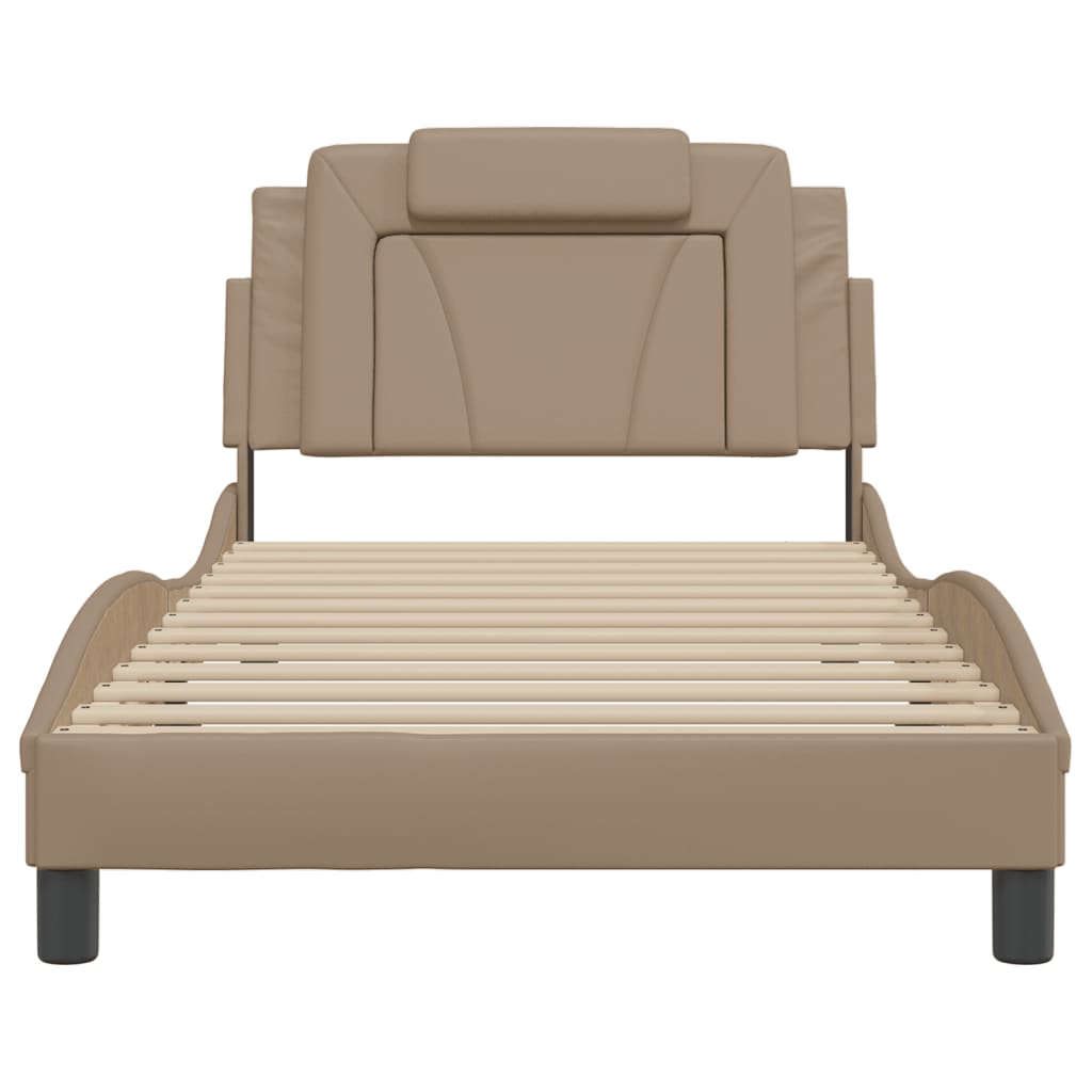 Giroletto Viana con LED senza Materasso Cappuccino 100x200 cm - homemem39