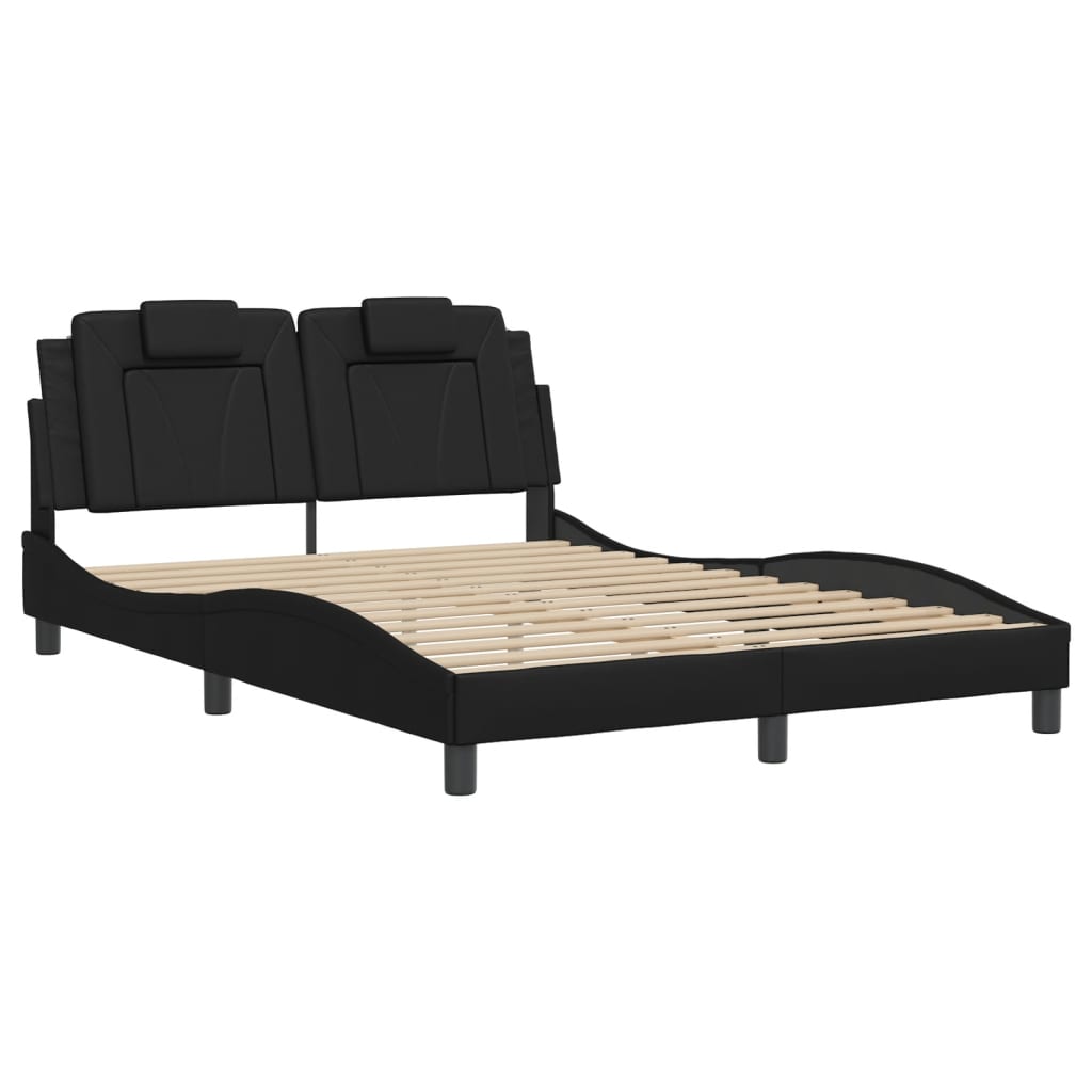 Giroletto Viana con LED senza Materasso Nero 120x200 cm | homemem39