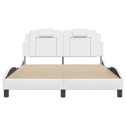 Giroletto Viana con LED senza Materasso Bianco 120x200 cm | homemem39