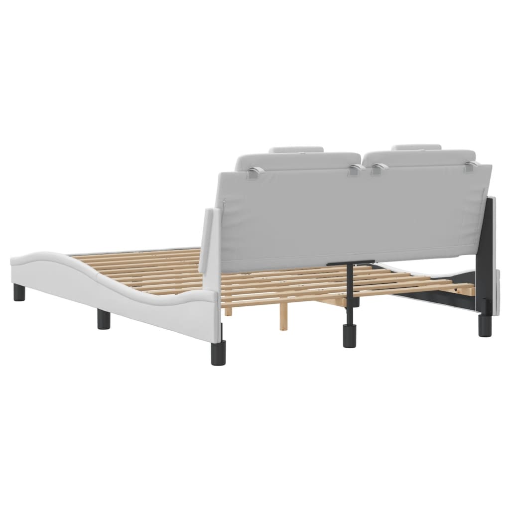 Giroletto Viana con LED senza Materasso Bianco 120x200 cm | homemem39