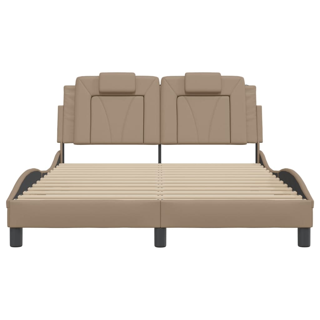 Giroletto Viana con LED senza Materasso Cappuccino 120x200 cm | homemem39
