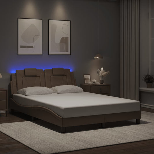 Giroletto Viana con LED senza Materasso Cappuccino 120x200 cm