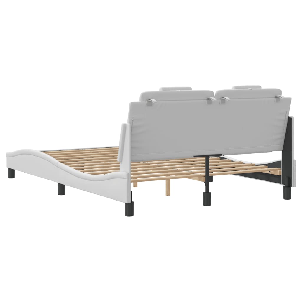 Giroletto Viana con LED senza Materasso Bianco 140x200 cm