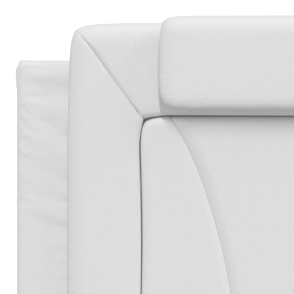 Giroletto Viana con LED senza Materasso Bianco 180x200 cm