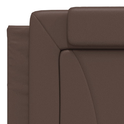 Giroletto Viana con LED senza Materasso Marrone 180x200 cm | homemem39