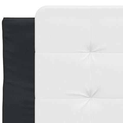 Giroletto con LED senza Materasso Zadar Nero e Bianco 80x200 cm
