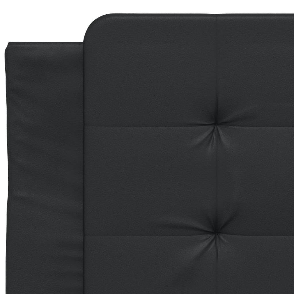 Giroletto con LED senza Materasso Zadar Nero 90x190 cm
