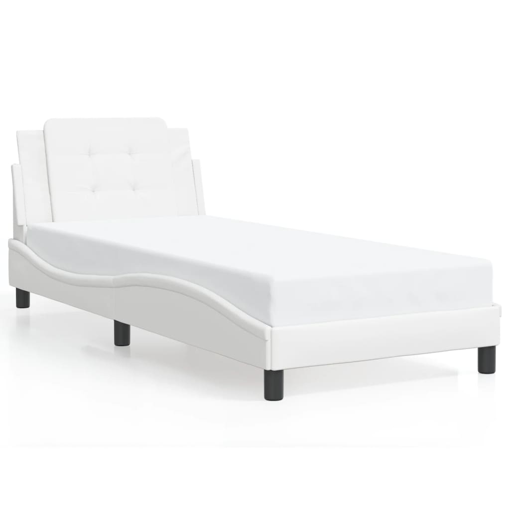 Giroletto con LED senza Materasso Zadar Bianco 90x190 cm | homemem39