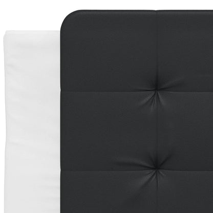 Giroletto con LED senza Materasso Zadar Bianco e Nero 90x190 cm | homemem39