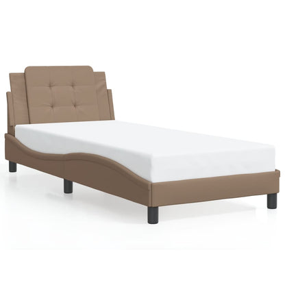Giroletto con LED senza Materasso Zadar Cappuccino 90x200 cm | homemem39