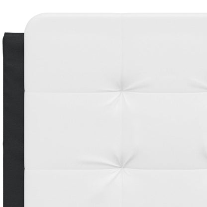 Giroletto con LED senza Materasso Zadar Nero e Bianco 120x200cm