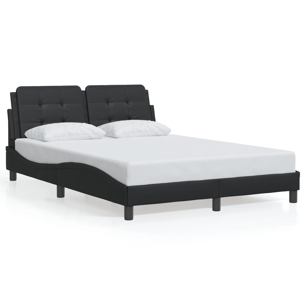 Giroletto con LED senza Materasso Zadar Nero 140x190 cm | homemem39