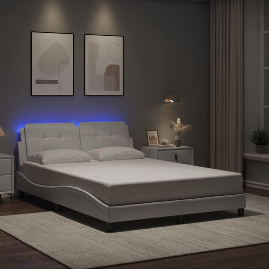 Giroletto con LED senza Materasso Zadar Bianco 140x190 cm