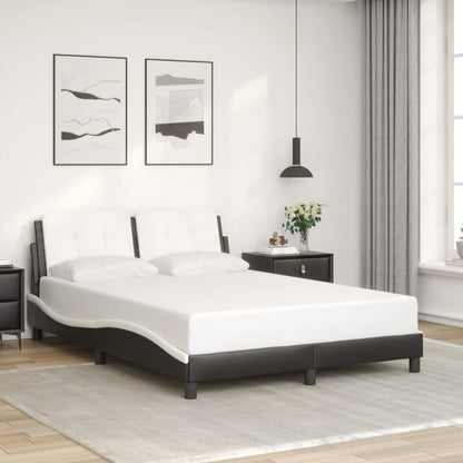 Giroletto con LED senza Materasso Zadar Nero e Bianco 140x190cm