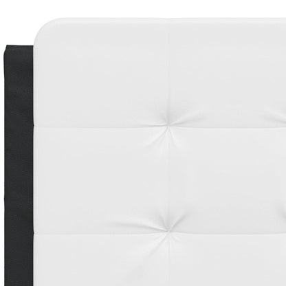 Giroletto con LED senza Materasso Zadar Nero e Bianco 140x200cm