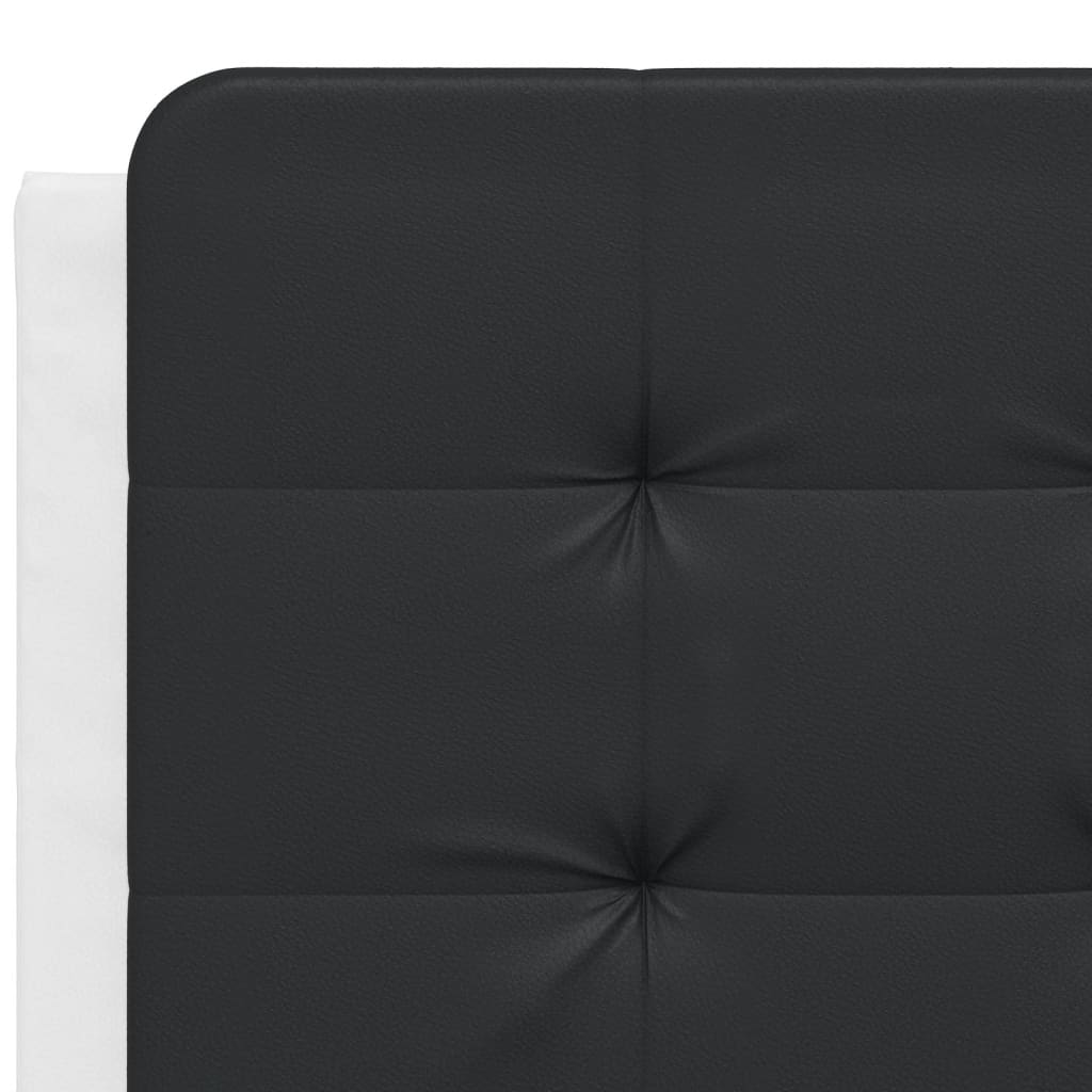 Giroletto con LED senza Materasso Zadar Bianco e Nero 140x200cm