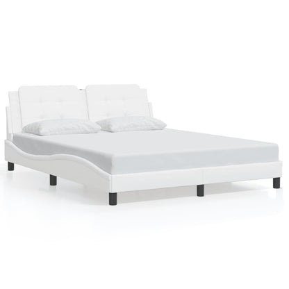 Giroletto con LED senza Materasso Zadar Bianco 160x200 cm | homemem39