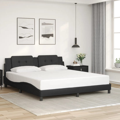 Giroletto con LED senza Materasso Zadar Nero 180x200 cm | homemem39