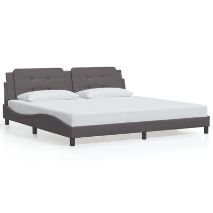 Giroletto con LED senza Materasso Zadar Grigio 200x200 cm | homemem39