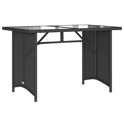 Set Divano da Giardino 6 pz con Cuscini Nero in Polyrattan | homemem39