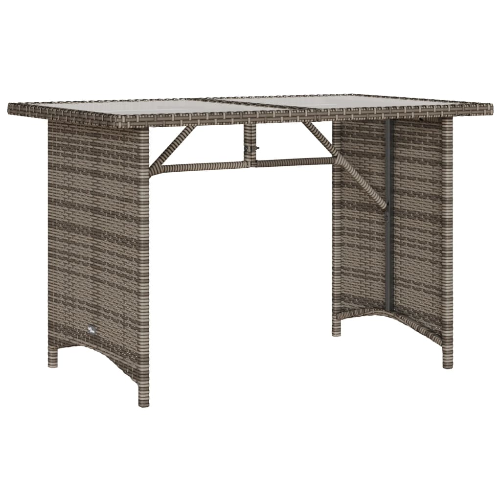 Set Divano da Giardino 6 pz con Cuscini Grigio in Polyrattan | homemem39