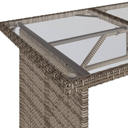 Set Divano da Giardino 6 pz con Cuscini Grigio in Polyrattan | homemem39