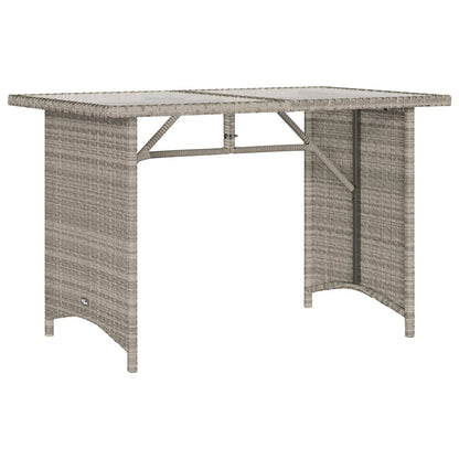 Set Divano da Giardino 6pz con Cuscini Grigio Chiaro Polyrattan | homemem39