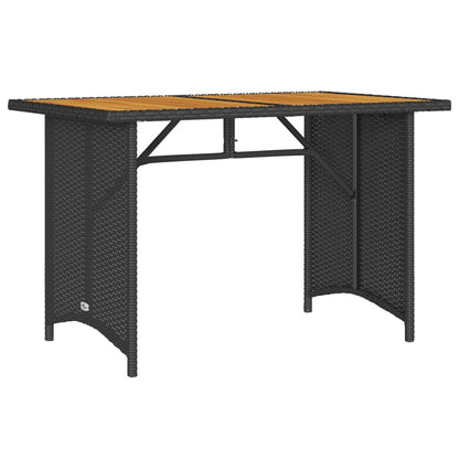 Set Divano da Giardino 6 pz con Cuscini Nero in Polyrattan | homemem39