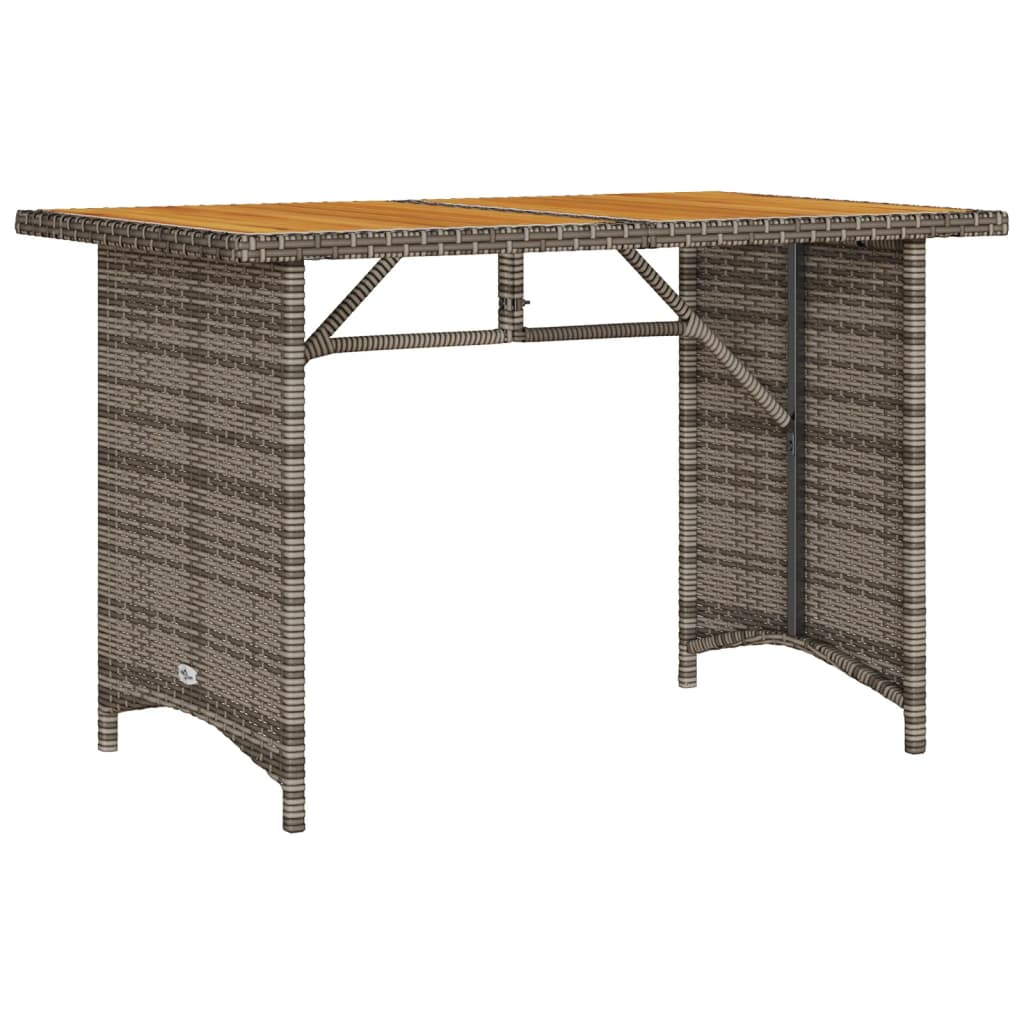 Set Divano da Giardino 6 pz con Cuscini Grigio in Polyrattan | homemem39