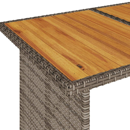 Set Divano da Giardino 6 pz con Cuscini Grigio in Polyrattan | homemem39