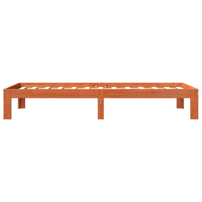Letto senza Materasso Marrone Cera 90x200 cm Legno di Pino - homemem39