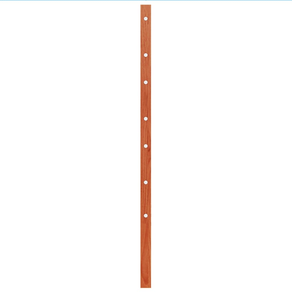 Testiera Marrone Cera 100 cm in Legno Massello di Pino - homemem39